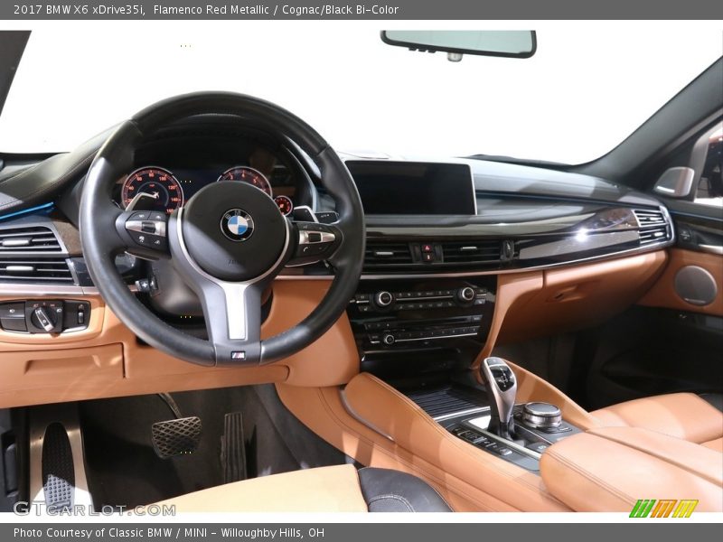 Flamenco Red Metallic / Cognac/Black Bi-Color 2017 BMW X6 xDrive35i