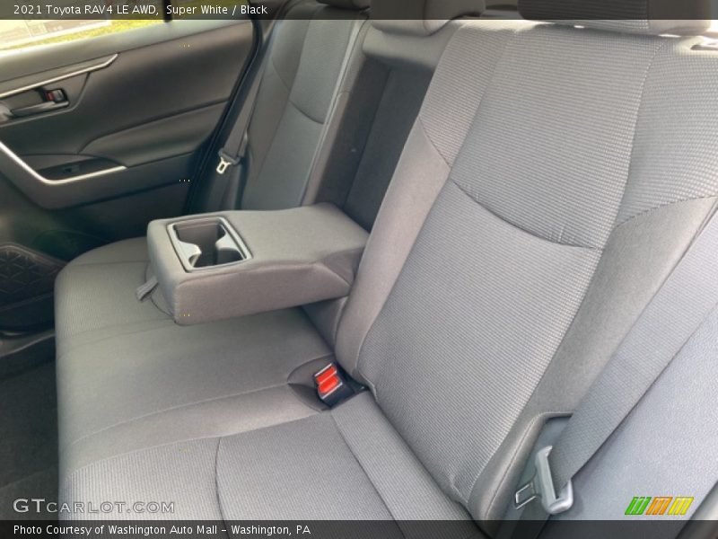 Super White / Black 2021 Toyota RAV4 LE AWD