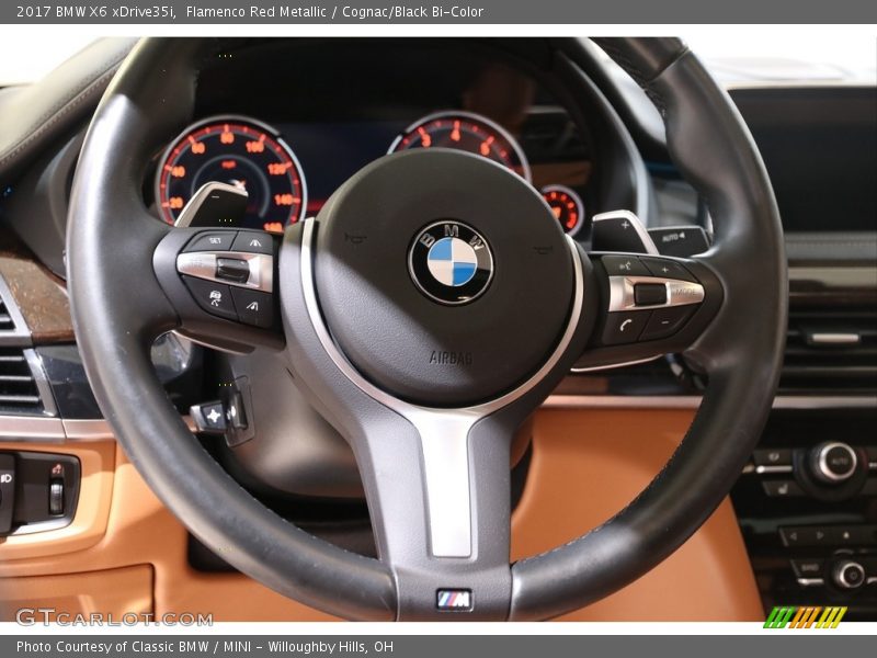 Flamenco Red Metallic / Cognac/Black Bi-Color 2017 BMW X6 xDrive35i