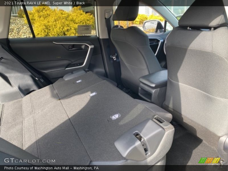 Super White / Black 2021 Toyota RAV4 LE AWD