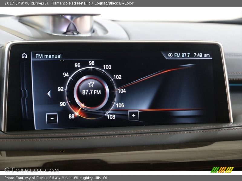 Flamenco Red Metallic / Cognac/Black Bi-Color 2017 BMW X6 xDrive35i