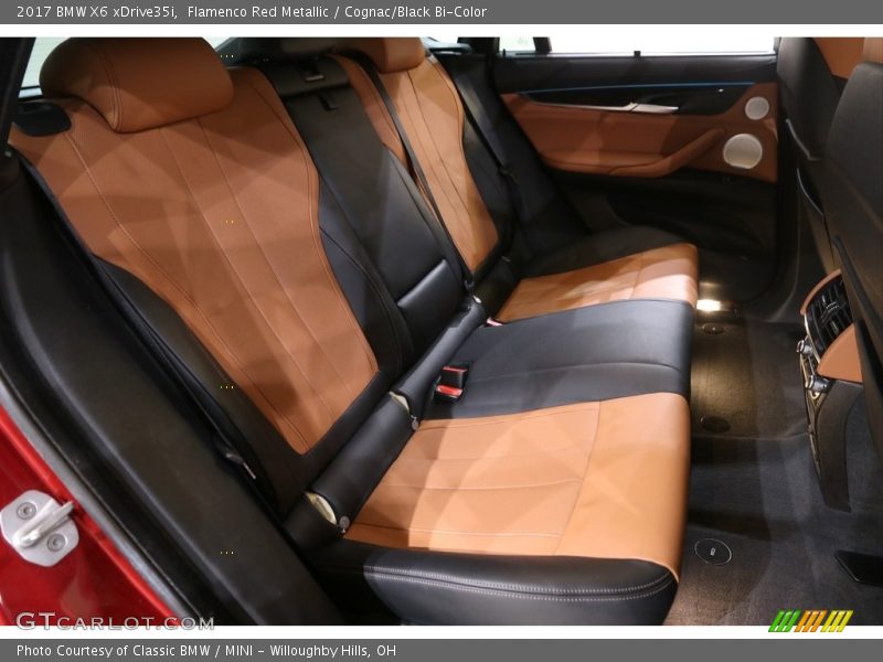 Flamenco Red Metallic / Cognac/Black Bi-Color 2017 BMW X6 xDrive35i