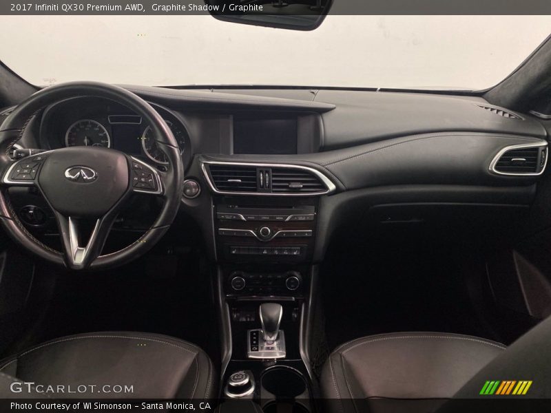 Dashboard of 2017 QX30 Premium AWD