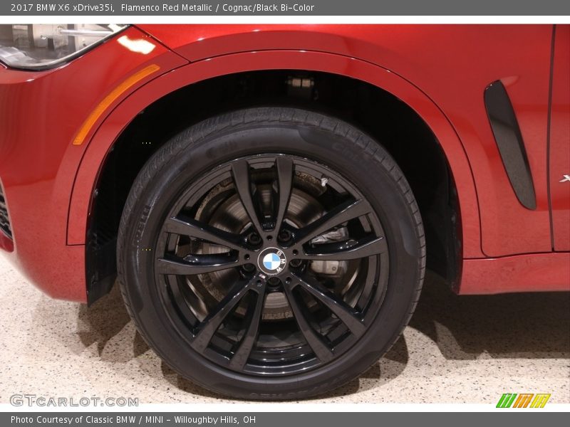 Flamenco Red Metallic / Cognac/Black Bi-Color 2017 BMW X6 xDrive35i