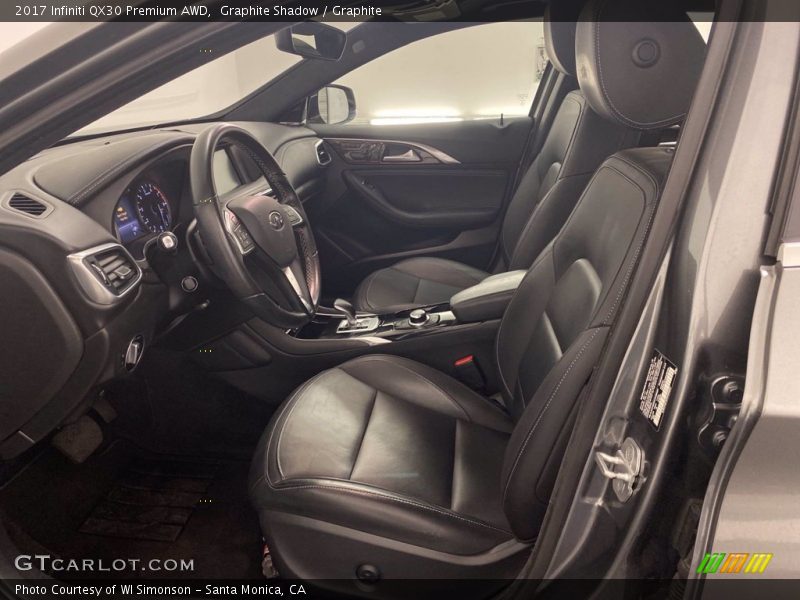 Front Seat of 2017 QX30 Premium AWD