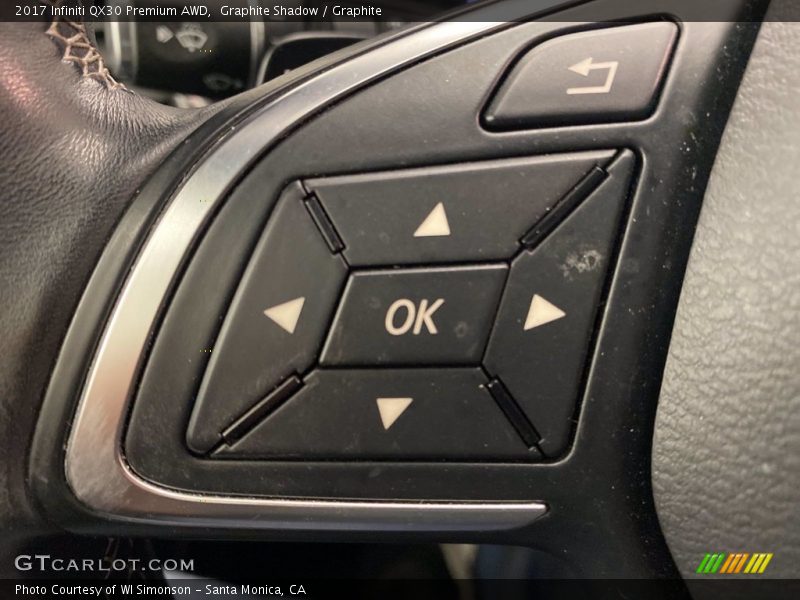 Graphite Shadow / Graphite 2017 Infiniti QX30 Premium AWD