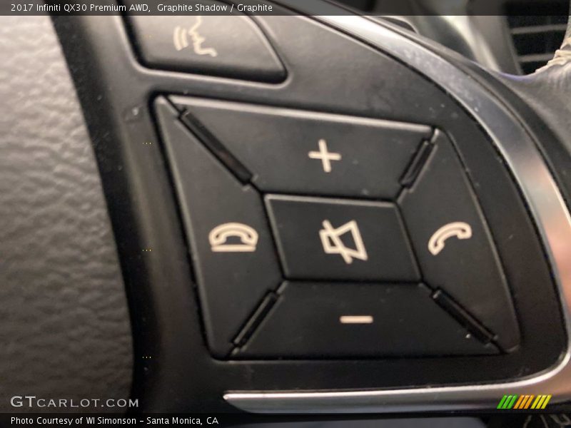 Graphite Shadow / Graphite 2017 Infiniti QX30 Premium AWD
