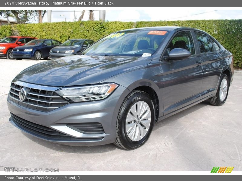 Platinum Gray Metallic / Titan Black 2020 Volkswagen Jetta S