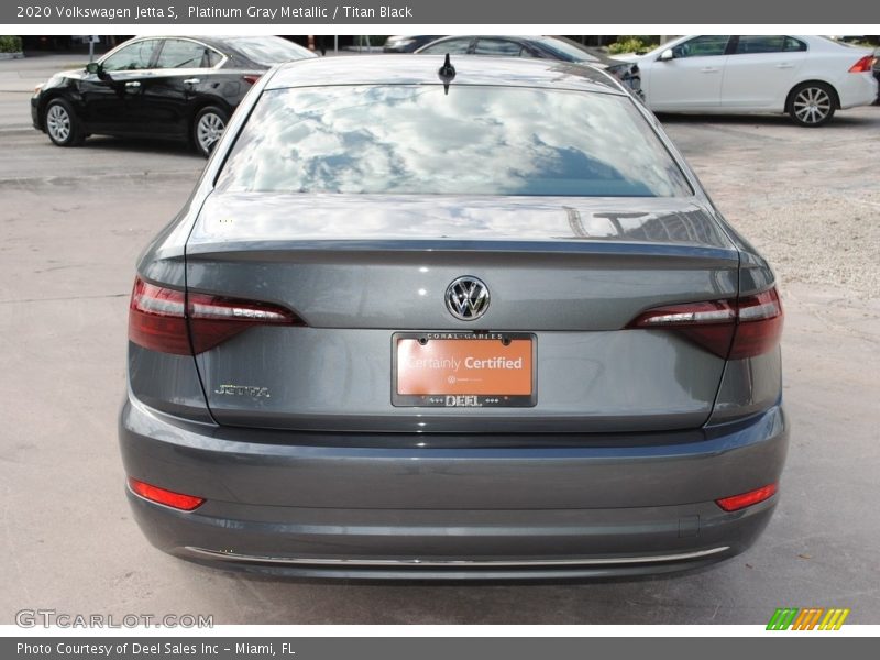 Platinum Gray Metallic / Titan Black 2020 Volkswagen Jetta S