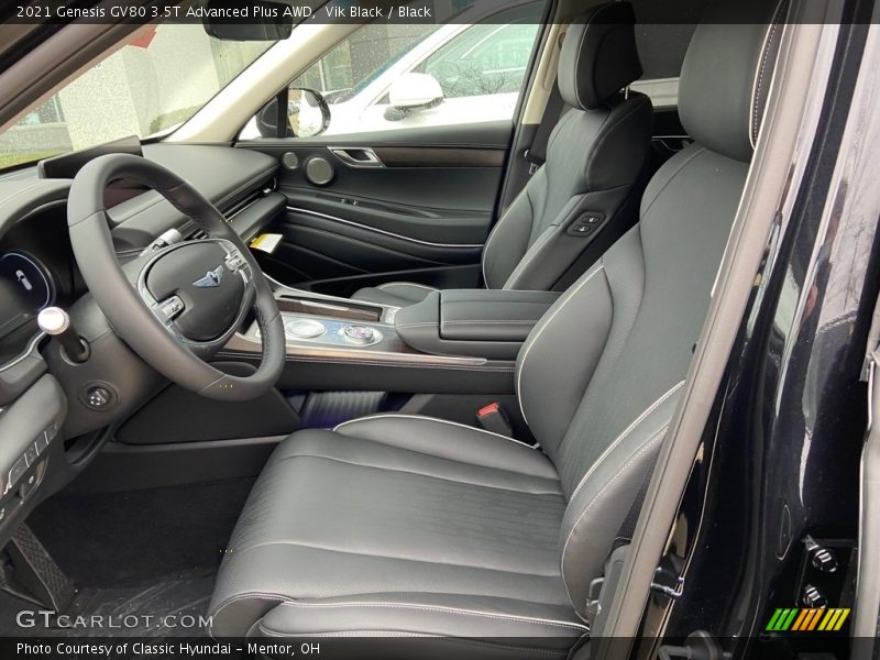 Vik Black / Black 2021 Genesis GV80 3.5T Advanced Plus AWD