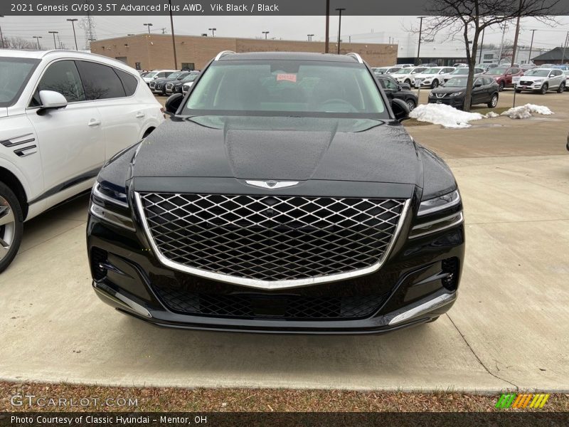 Vik Black / Black 2021 Genesis GV80 3.5T Advanced Plus AWD