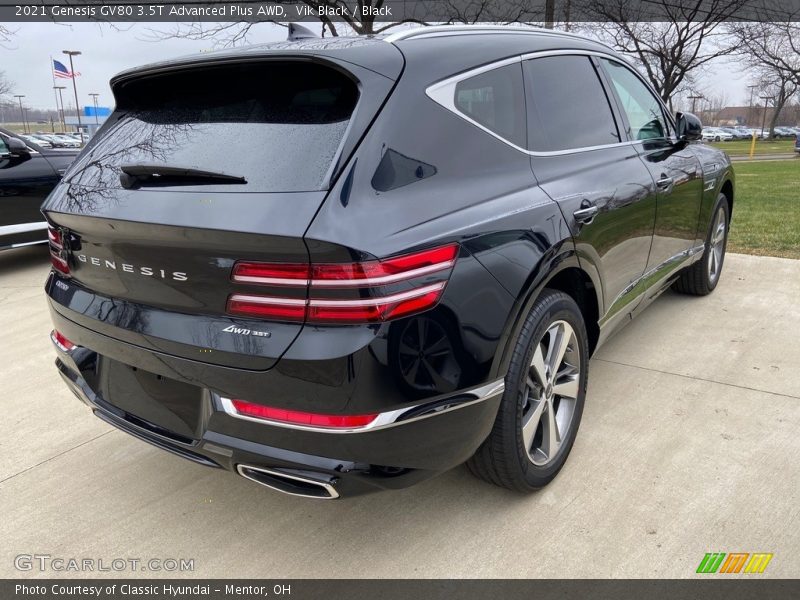 Vik Black / Black 2021 Genesis GV80 3.5T Advanced Plus AWD