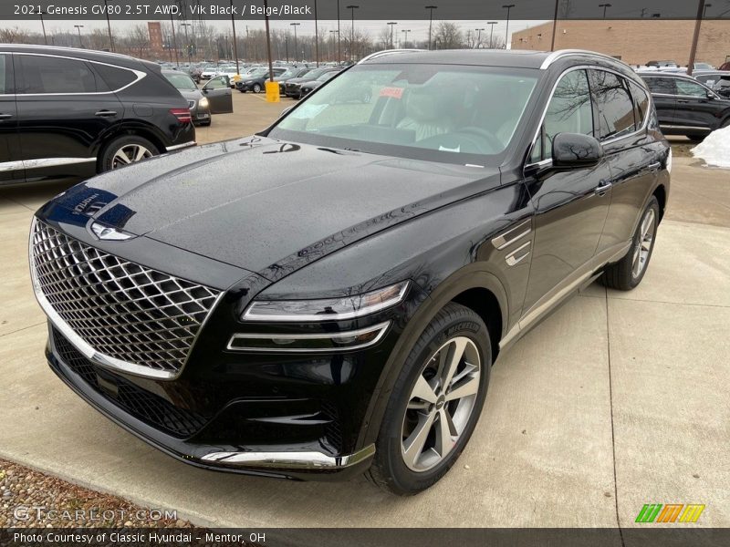 Vik Black / Beige/Black 2021 Genesis GV80 2.5T AWD