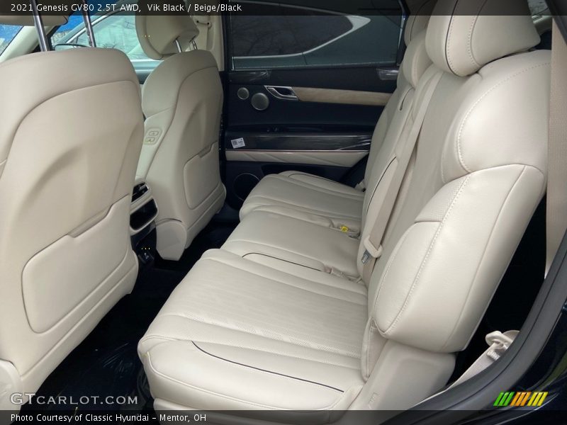 Rear Seat of 2021 GV80 2.5T AWD