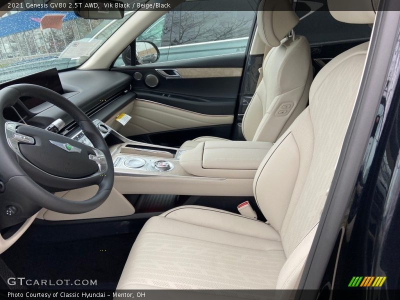 Front Seat of 2021 GV80 2.5T AWD