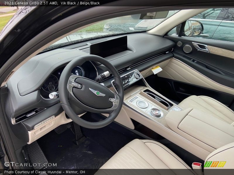 Front Seat of 2021 GV80 2.5T AWD