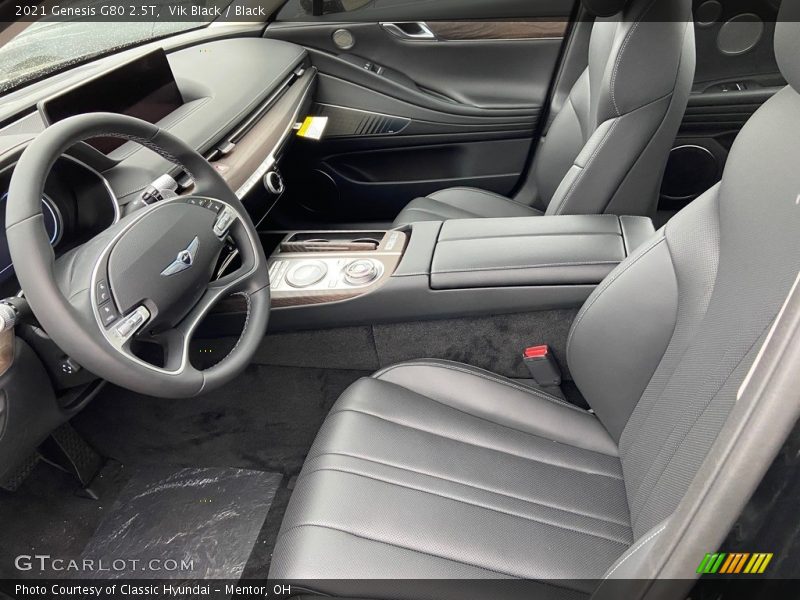 Front Seat of 2021 G80 2.5T