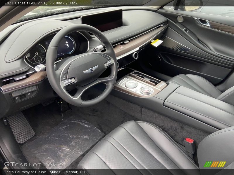  2021 G80 2.5T Black Interior