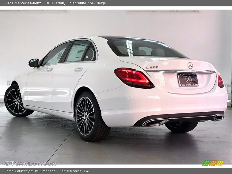 Polar White / Silk Beige 2021 Mercedes-Benz C 300 Sedan