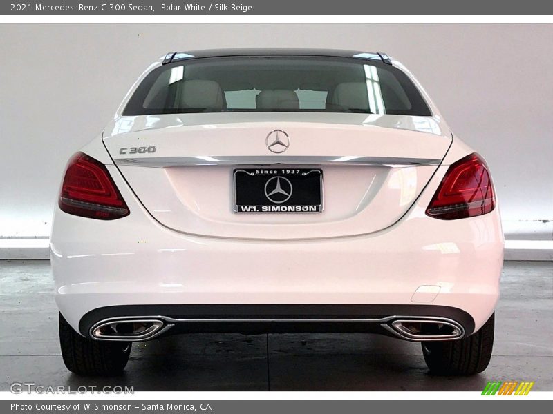 Polar White / Silk Beige 2021 Mercedes-Benz C 300 Sedan