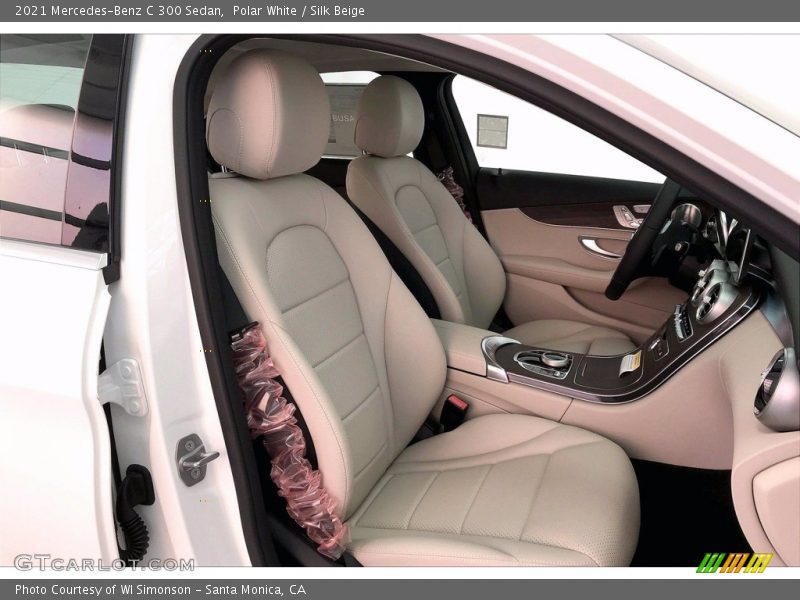 Polar White / Silk Beige 2021 Mercedes-Benz C 300 Sedan