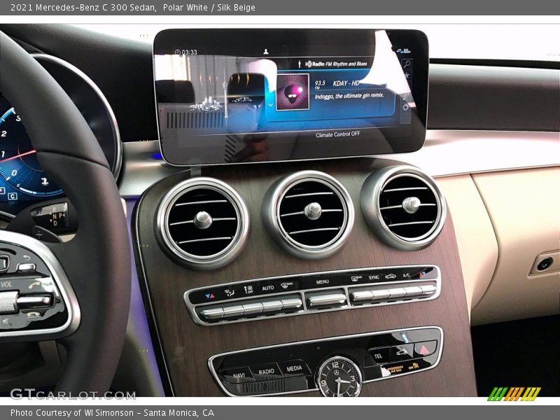 Polar White / Silk Beige 2021 Mercedes-Benz C 300 Sedan