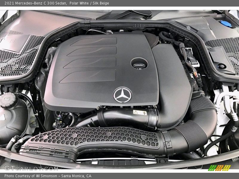 Polar White / Silk Beige 2021 Mercedes-Benz C 300 Sedan
