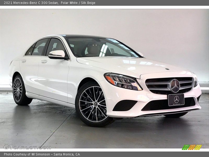 Polar White / Silk Beige 2021 Mercedes-Benz C 300 Sedan