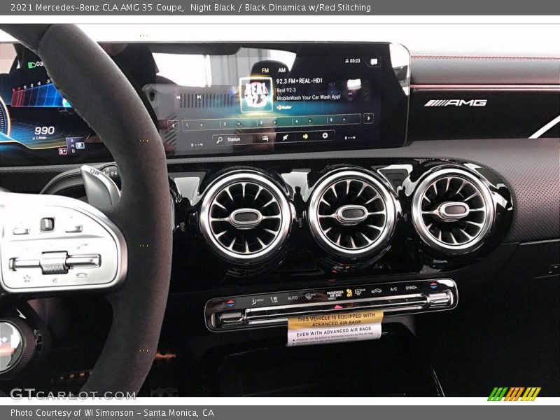 Night Black / Black Dinamica w/Red Stitching 2021 Mercedes-Benz CLA AMG 35 Coupe