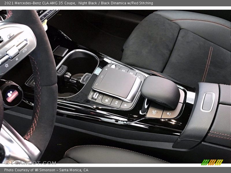 Night Black / Black Dinamica w/Red Stitching 2021 Mercedes-Benz CLA AMG 35 Coupe