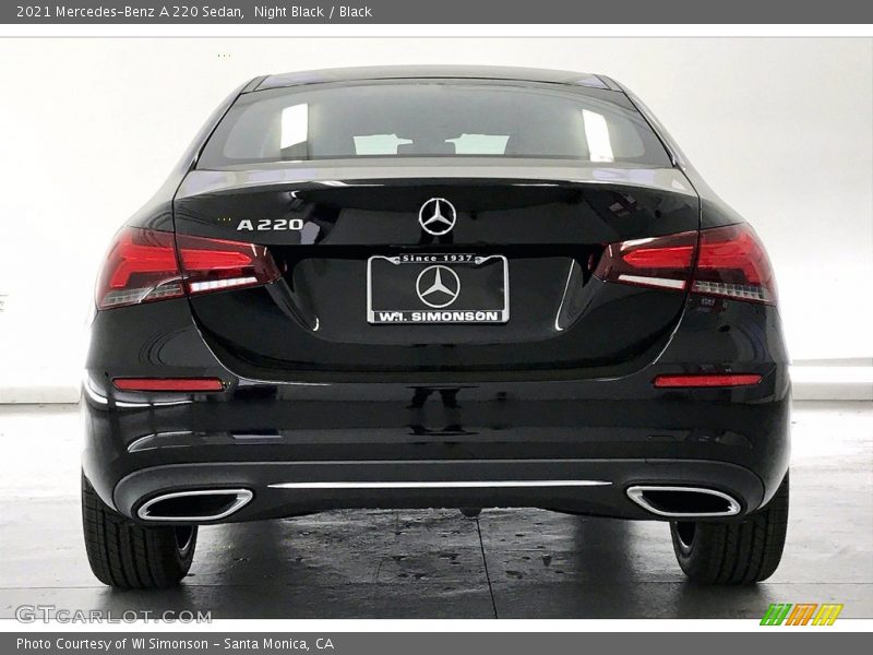 Night Black / Black 2021 Mercedes-Benz A 220 Sedan