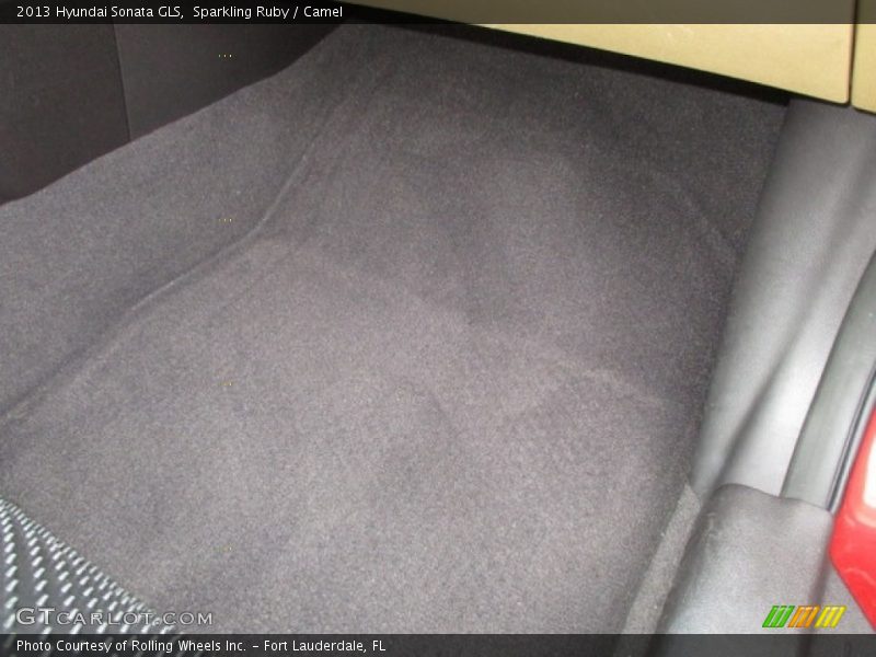 Sparkling Ruby / Camel 2013 Hyundai Sonata GLS