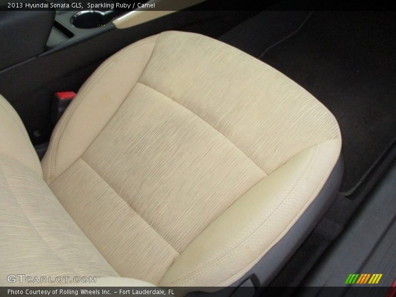 Sparkling Ruby / Camel 2013 Hyundai Sonata GLS