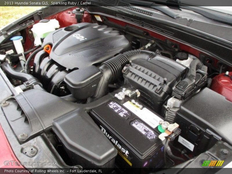 Sparkling Ruby / Camel 2013 Hyundai Sonata GLS
