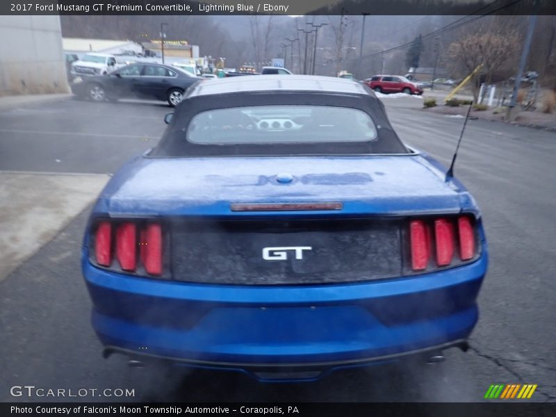 Lightning Blue / Ebony 2017 Ford Mustang GT Premium Convertible