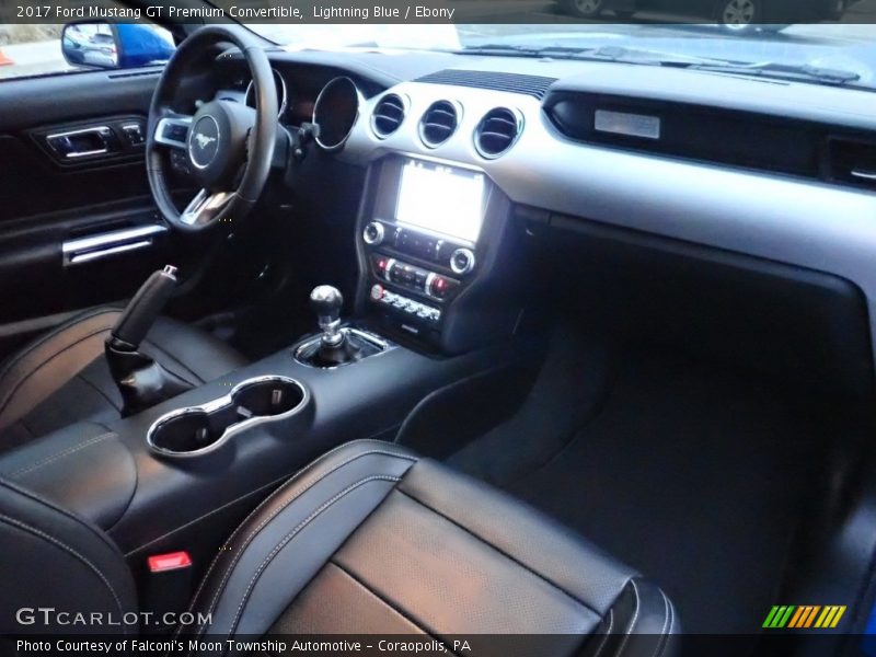 Lightning Blue / Ebony 2017 Ford Mustang GT Premium Convertible