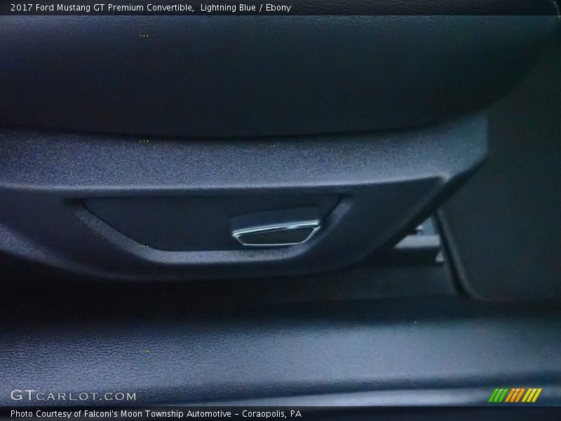 Lightning Blue / Ebony 2017 Ford Mustang GT Premium Convertible