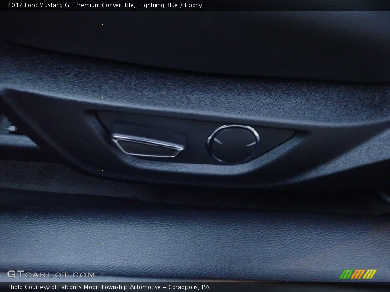 Lightning Blue / Ebony 2017 Ford Mustang GT Premium Convertible