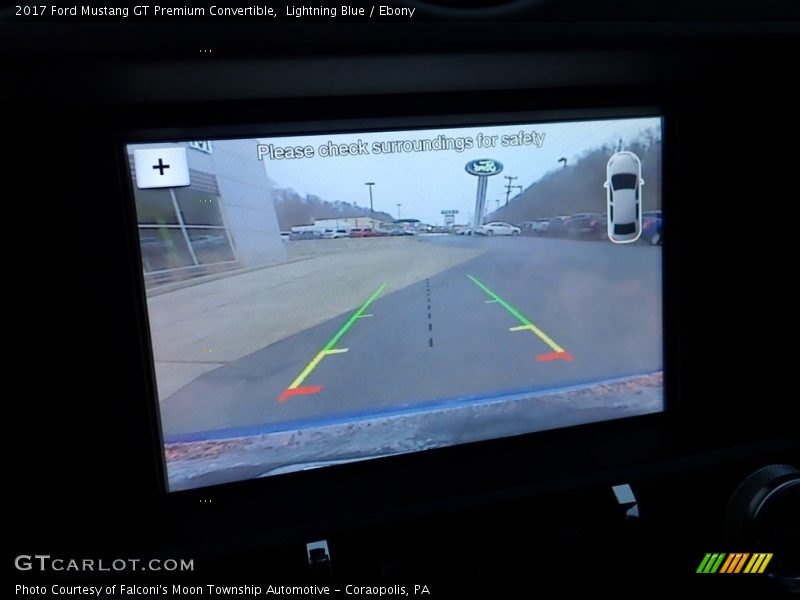 Lightning Blue / Ebony 2017 Ford Mustang GT Premium Convertible