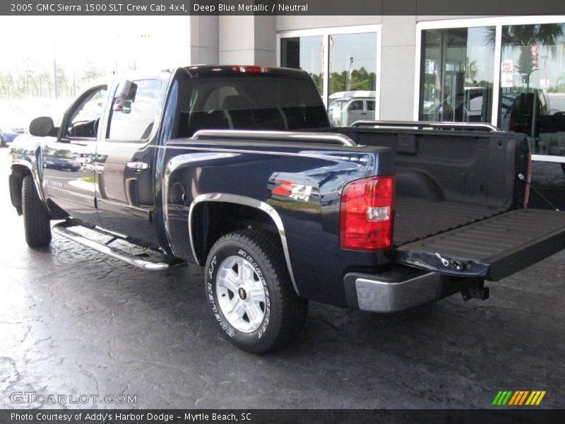 Deep Blue Metallic / Neutral 2005 GMC Sierra 1500 SLT Crew Cab 4x4