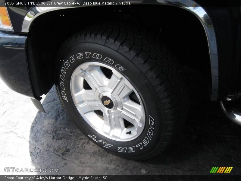 Deep Blue Metallic / Neutral 2005 GMC Sierra 1500 SLT Crew Cab 4x4
