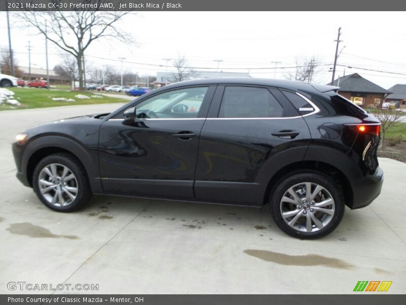 Jet Black Mica / Black 2021 Mazda CX-30 Preferred AWD