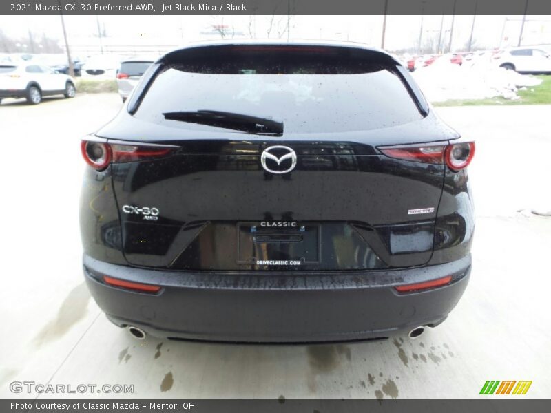 Jet Black Mica / Black 2021 Mazda CX-30 Preferred AWD