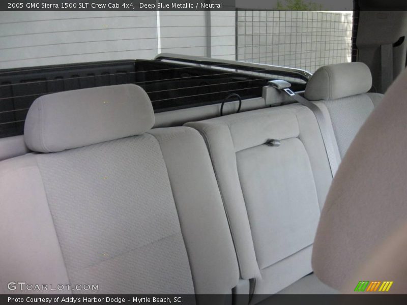 Deep Blue Metallic / Neutral 2005 GMC Sierra 1500 SLT Crew Cab 4x4