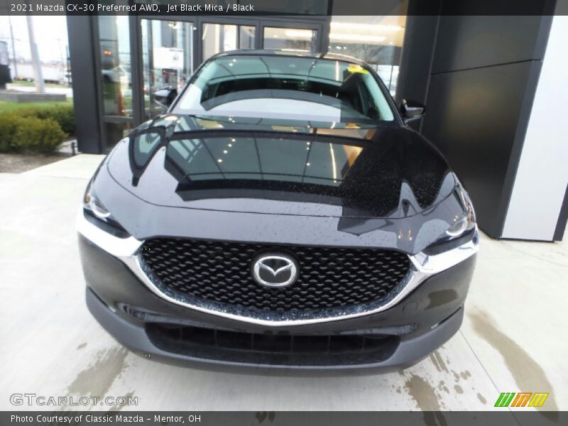 Jet Black Mica / Black 2021 Mazda CX-30 Preferred AWD