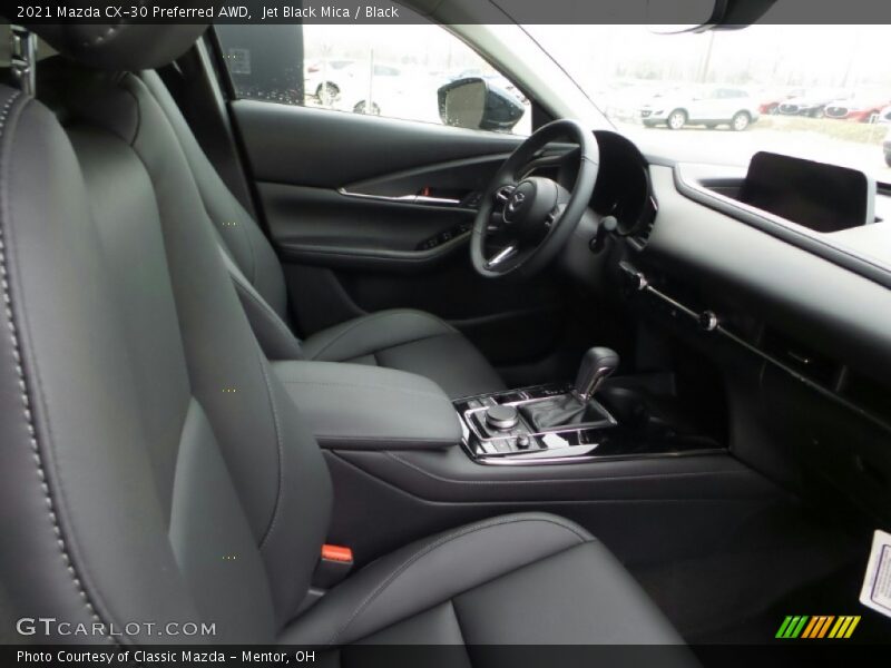 Jet Black Mica / Black 2021 Mazda CX-30 Preferred AWD