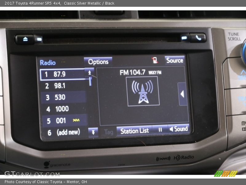 Classic Silver Metallic / Black 2017 Toyota 4Runner SR5 4x4