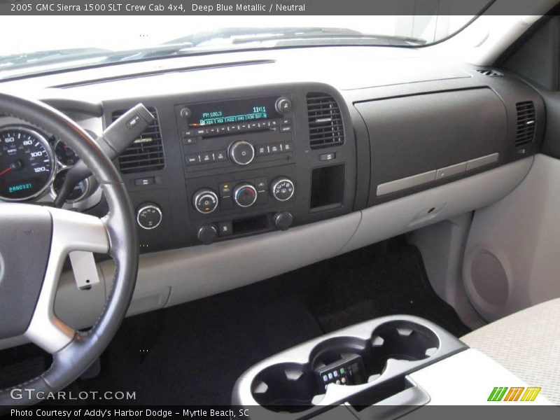 Deep Blue Metallic / Neutral 2005 GMC Sierra 1500 SLT Crew Cab 4x4