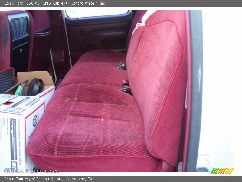 Rear Seat of 1996 F350 XLT Crew Cab 4x4