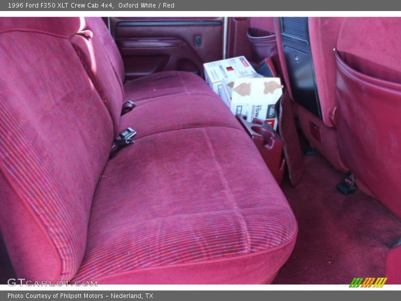 Rear Seat of 1996 F350 XLT Crew Cab 4x4